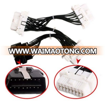 1 to 3 16 Pin Splitter Extension Connector Adapter Wire Harness for Car